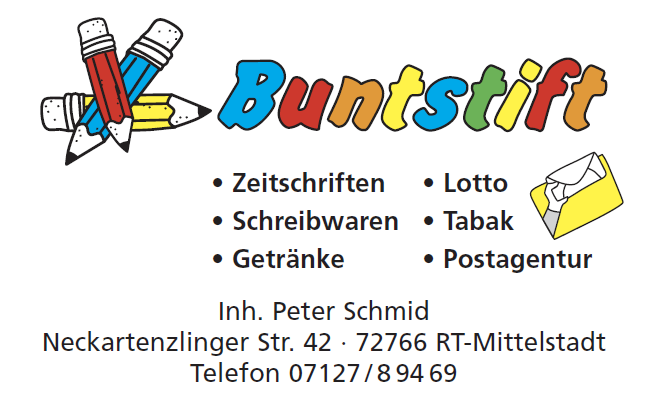 Buntstift Postfiliale